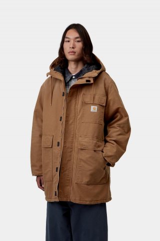 Carhartt Boreal Parka - WIP H Braun, Steinleinwand Carhartt Boreal Parka - WIP H Braun, Steinleinwand