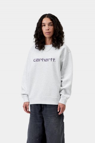 Carhartt Sweatshirt - Ash Heather / Cozy Purple