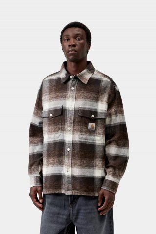 Carhartt L/S Esterson Shirt - Esterson-Check, Tabak Carhartt L/S Esterson Shirt - Esterson-Check, Tabak
