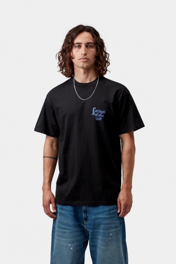Carhartt S/S Waves T-Shirt - Schwarz Carhartt S/S Waves T-Shirt - Schwarz