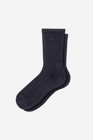 Carhartt Lambert Socks - Dunkles Marineblau, Mondwaschung Carhartt Lambert Socks - Dunkles Marineblau, Mondwaschung