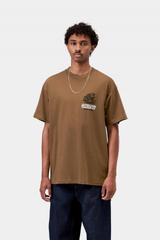 Carhartt S/S Hot Rat T-Shirt - WIP H Braun Carhartt S/S Hot Rat T-Shirt - WIP H Braun