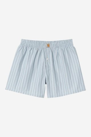 Carhartt Cotton Boxer - Grimsby-Streifen, blauer Nebel Carhartt Cotton Boxer - Grimsby-Streifen, blauer Nebel