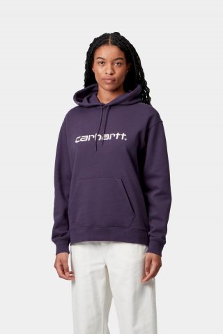 Carhartt Hooded Sweatshirt - Lokers / Salz Carhartt Hooded Sweatshirt - Lokers / Salz