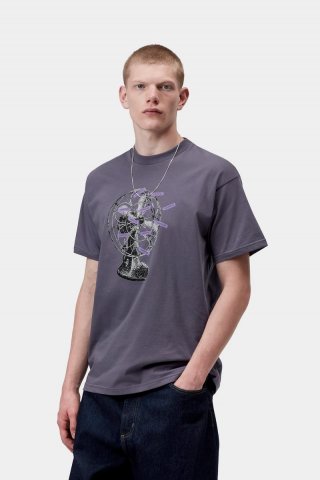 Carhartt S/S Fan T-Shirt - Schattiges Lila Carhartt S/S Fan T-Shirt - Schattiges Lila