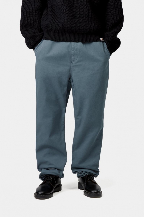 Carhartt Flint Pant - Büroblau, stückgefärbt