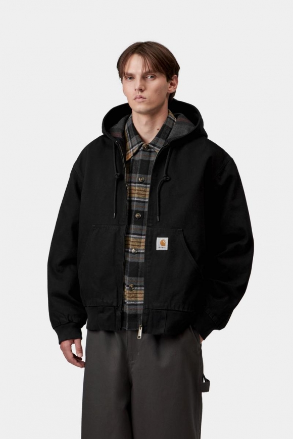 Carhartt OG Active Jacket - Schwarz, gespült Carhartt OG Active Jacket - Schwarz, gespült