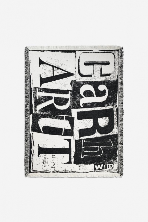 Carhartt Letterpress Blanket - Schwarz / Wachs Carhartt Letterpress Blanket - Schwarz / Wachs