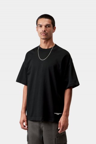 Carhartt S/S Magazine Script T-Shirt - Schwarz / Weiß Carhartt S/S Magazine Script T-Shirt - Schwarz / Weiß