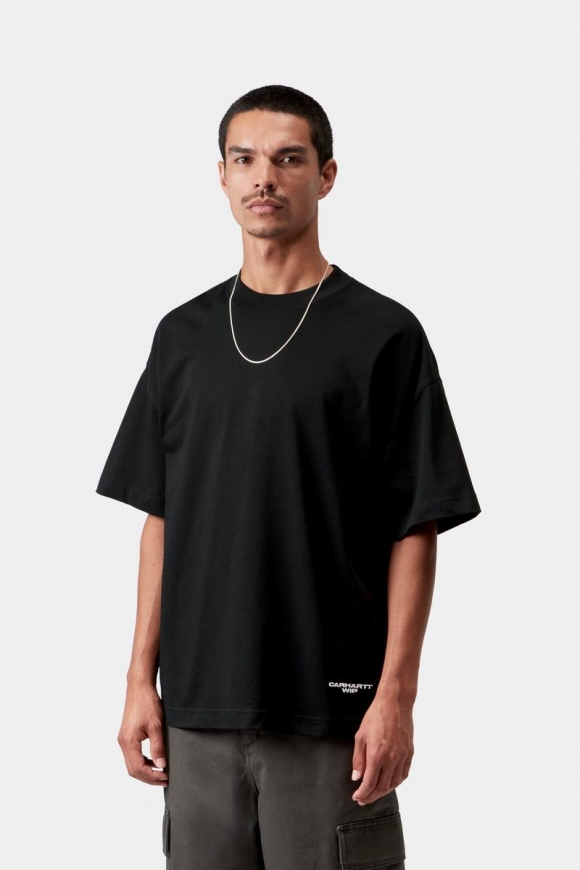 Carhartt S/S Magazine Script T-Shirt - Schwarz / Weiß Carhartt S/S Magazine Script T-Shirt - Schwarz / Weiß