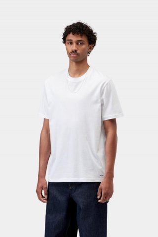 Carhartt Standard Crew Neck T-Shirt - Weiß + Weiß Carhartt Standard Crew Neck T-Shirt - Weiß + Weiß