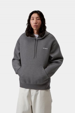 Carhartt Hooded Alda Sweatshirt - Schwarz / Weiß Carhartt Hooded Alda Sweatshirt - Schwarz / Weiß