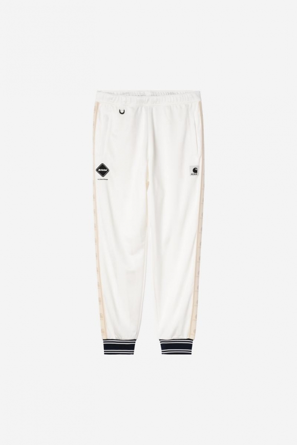Carhartt F.C.Real Bristol x WIP Track Jersey Pants - Weiß Carhartt F.C.Real Bristol x WIP Track Jersey Pants - Weiß