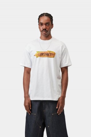 Carhartt S/S Hot Cob T-Shirt - Weiß Carhartt S/S Hot Cob T-Shirt - Weiß
