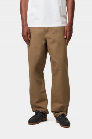 Carhartt Single Knee Pant - Hamilton Brown, gespült