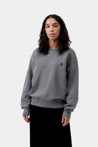 Carhartt Nelson Sweatshirt - Styx, stückgefärbt Carhartt Nelson Sweatshirt - Styx, stückgefärbt