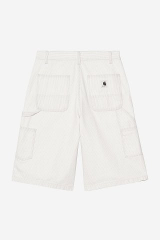 Carhartt Mercer Single Knee Short - Mercer Stripe, Graphit/Wachs, gebleicht Carhartt Mercer Single Knee Short - Mercer Stripe, Graphit/Wachs, gebleicht
