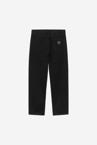 Carhartt Aaron Pant - Schwarz, gespült Carhartt Aaron Pant - Schwarz, gespült