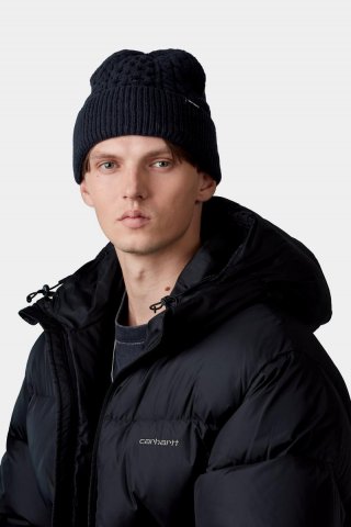 Carhartt Caster Beanie - Dunkles Marineblau Carhartt Caster Beanie - Dunkles Marineblau