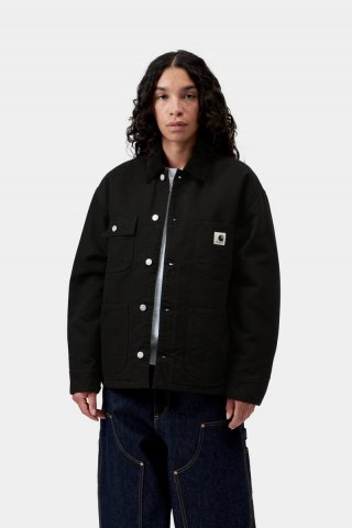 Carhartt OG Michigan Coat - Schwarz / Schwarz, gespült Carhartt OG Michigan Coat - Schwarz / Schwarz, gespült