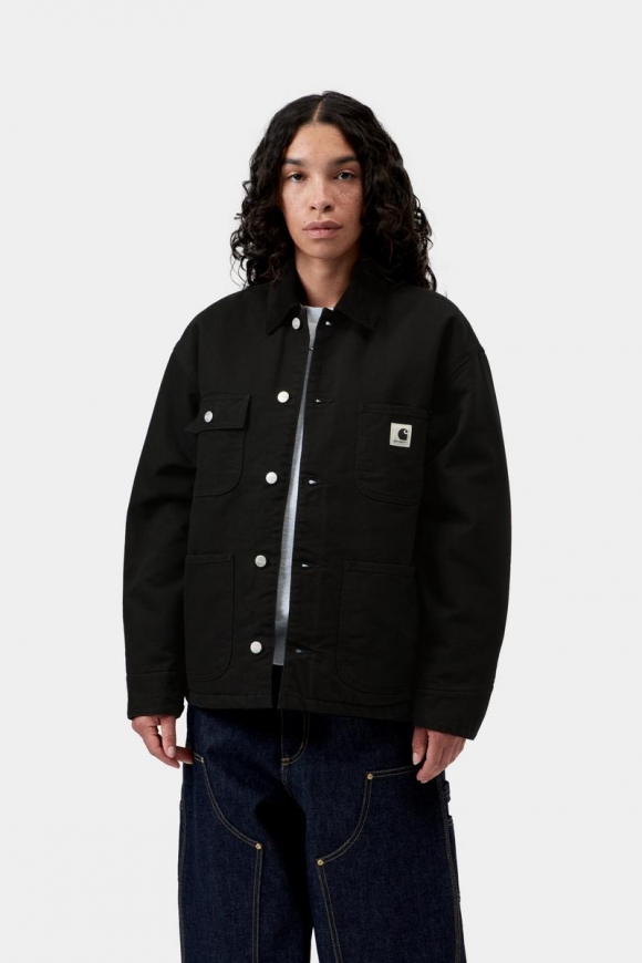 Carhartt OG Michigan Coat - Schwarz / Schwarz, gespült Carhartt OG Michigan Coat - Schwarz / Schwarz, gespült