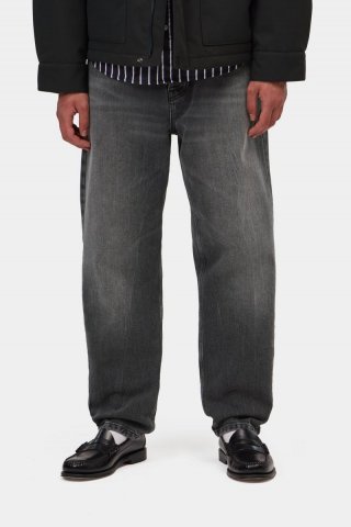 Carhartt Newel Pant - Schwarz, Marmor-Use-Waschung Carhartt Newel Pant - Schwarz, Marmor-Use-Waschung