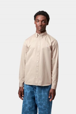 Carhartt L/S Madison Shirt - Fleur De Sel / Wachs Carhartt L/S Madison Shirt - Fleur De Sel / Wachs