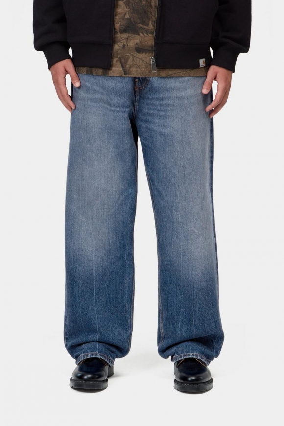Carhartt Payson Pant - Blau, Marmor in Used-Waschung Carhartt Payson Pant - Blau, Marmor in Used-Waschung