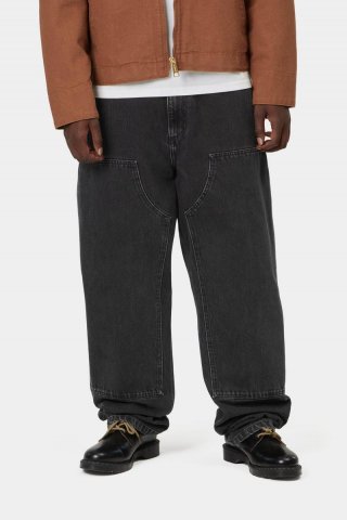 Carhartt Double Knee Pant - Schwarz, Stonewashed Carhartt Double Knee Pant - Schwarz, Stonewashed