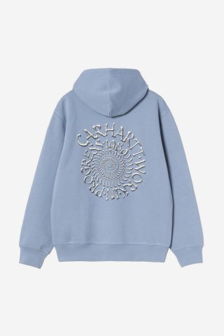 Carhartt Hooded Spiral Sweatshirt - Sanftes Blau Carhartt Hooded Spiral Sweatshirt - Sanftes Blau