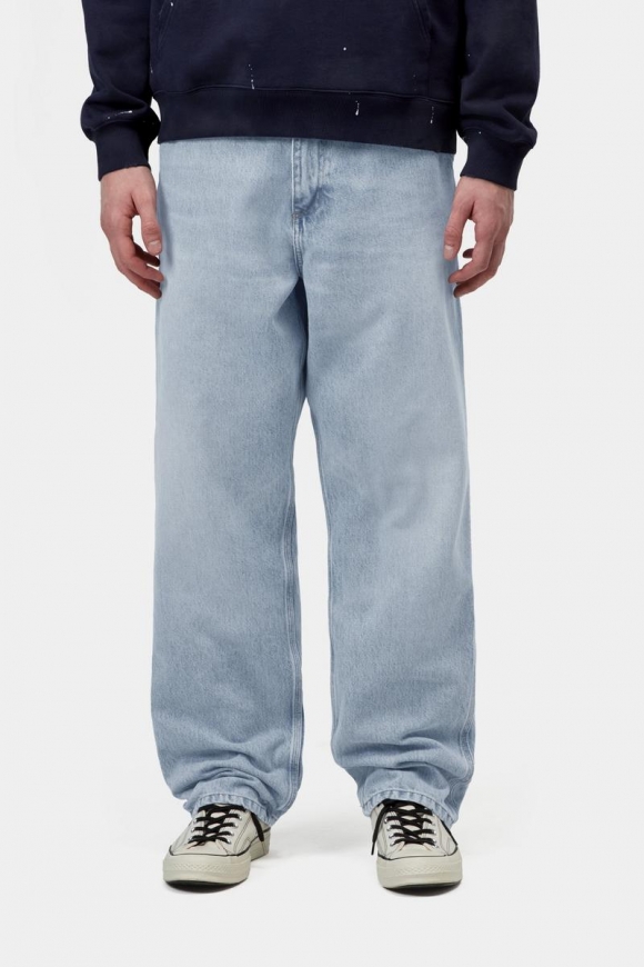 Carhartt Single Knee Pant - Blau, stark abgenutzt, gebleicht Carhartt Single Knee Pant - Blau, stark abgenutzt, gebleicht