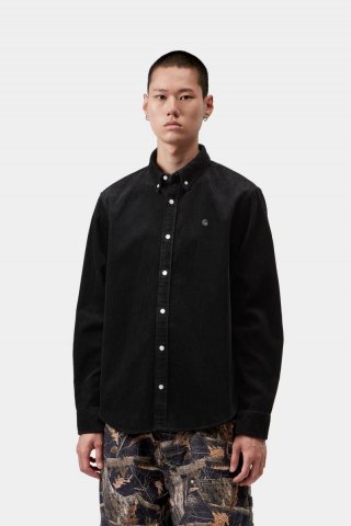 Carhartt L/S Madison Cord Shirt - Ruß