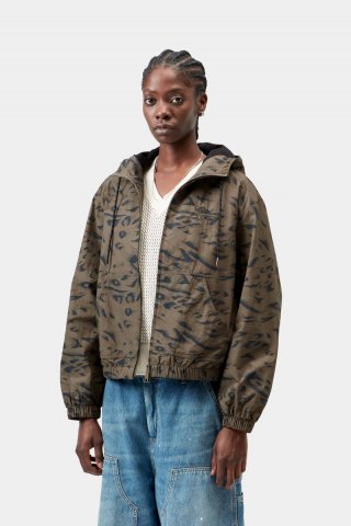 Carhartt Travon Jacket - Entenfederdruck, Zypresse / Schwarz Carhartt Travon Jacket - Entenfederdruck, Zypresse / Schwarz