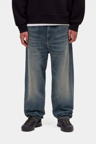 Carhartt Aaron Pant - Blau, mittelschwer getragen Carhartt Aaron Pant - Blau, mittelschwer getragen
