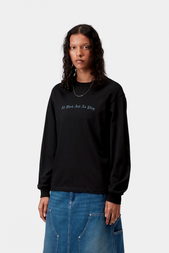 Carhartt L/S No Play T-Shirt - Schwarz Carhartt L/S No Play T-Shirt - Schwarz