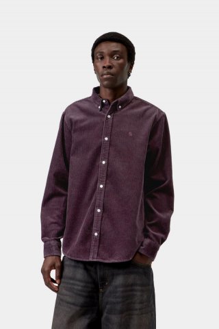 Carhartt L/S Madison Cord Shirt - Gemütliches Lila Carhartt L/S Madison Cord Shirt - Gemütliches Lila