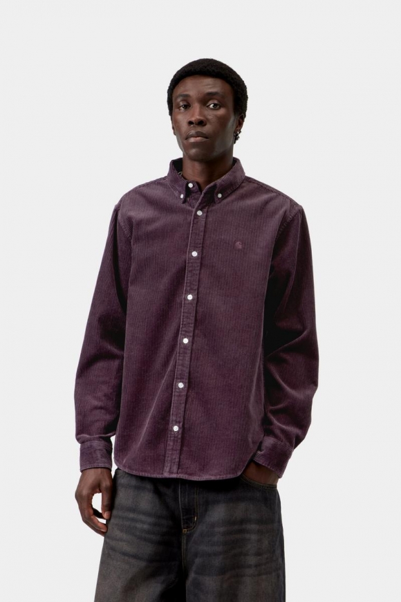 Carhartt L/S Madison Cord Shirt - Gemütliches Lila Carhartt L/S Madison Cord Shirt - Gemütliches Lila