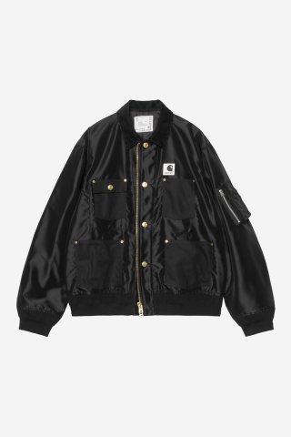 Carhartt sacai x WIP Nylon Twill Duck Blouson - Sacai Schwarz Carhartt sacai x WIP Nylon Twill Duck Blouson - Sacai Schwarz