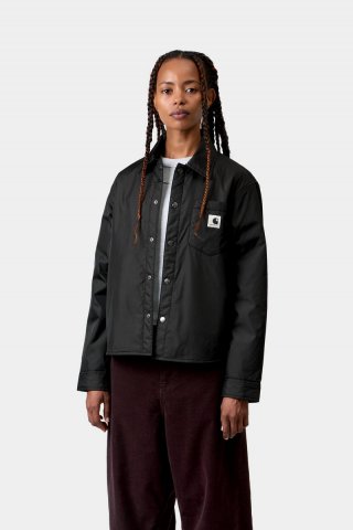 Carhartt Lauryn Shirt Jac - Schwarz Carhartt Lauryn Shirt Jac - Schwarz