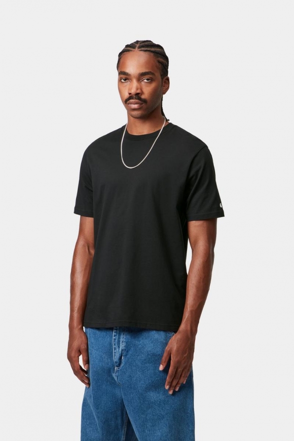 Carhartt S/S Base T-Shirt - Schwarz / Weiß Carhartt S/S Base T-Shirt - Schwarz / Weiß