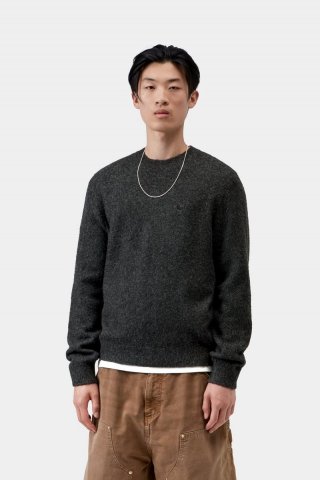 Carhartt Curtis Sweater - Verwirrtes Schwarz Carhartt Curtis Sweater - Verwirrtes Schwarz