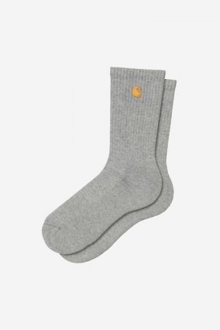Carhartt Chase Socks - Grau meliert / Gold Carhartt Chase Socks - Grau meliert / Gold