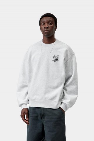 Carhartt Hourglass Sweat - Ash Heather, Stonewashed Carhartt Hourglass Sweat - Ash Heather, Stonewashed