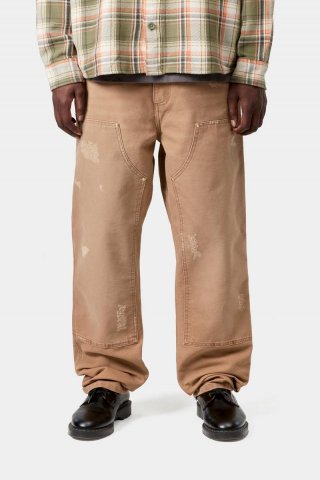 Carhartt Double Knee Pant - Hamilton Brown, Grind Wash Carhartt Double Knee Pant - Hamilton Brown, Grind Wash