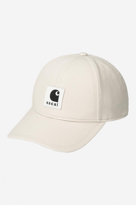 Carhartt sacai x WIP Duck Cap - Sacai-Elfenbein Carhartt sacai x WIP Duck Cap - Sacai-Elfenbein