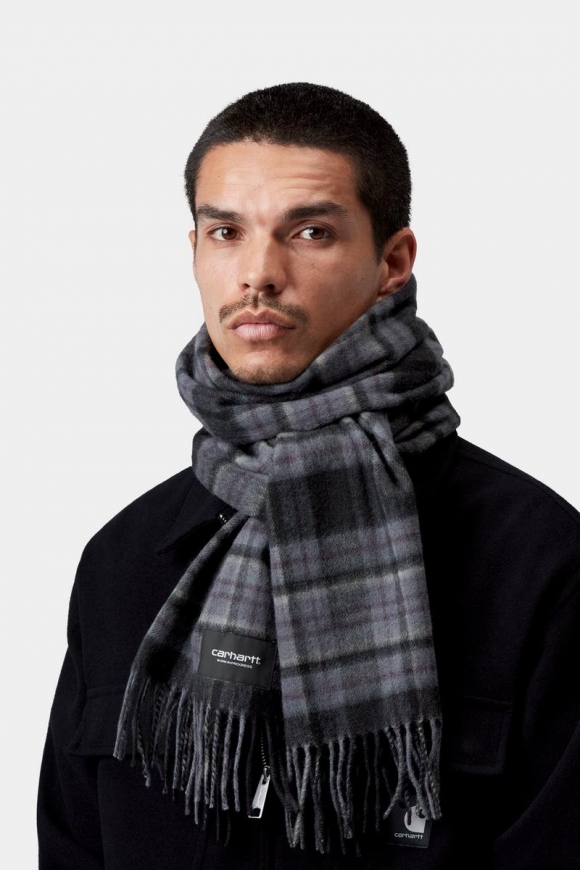 Carhartt Parson Scarf - Parson Check, Shady Purple Carhartt Parson Scarf - Parson Check, Shady Purple