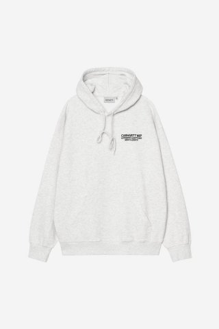 Carhartt Hooded Sean Hamilton Sweatshirt - Ash Heather Carhartt Hooded Sean Hamilton Sweatshirt - Ash Heather