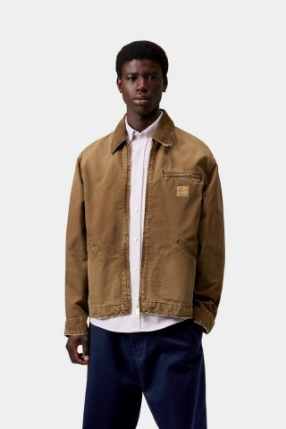 Carhartt OG Detroit Jacket - Hamilton Brown / Hamilton Brown, Destroy-Waschung Carhartt OG Detroit Jacket - Hamilton Brown / Hamilton Brown, Destroy-Waschung