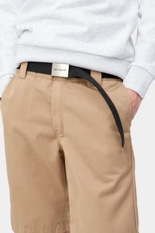 Carhartt Clip Belt Chrome - Schwarz Carhartt Clip Belt Chrome - Schwarz