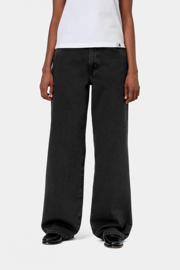 Carhartt Lavine Pant - Schwarz, schwere Steinwäsche Carhartt Lavine Pant - Schwarz, schwere Steinwäsche